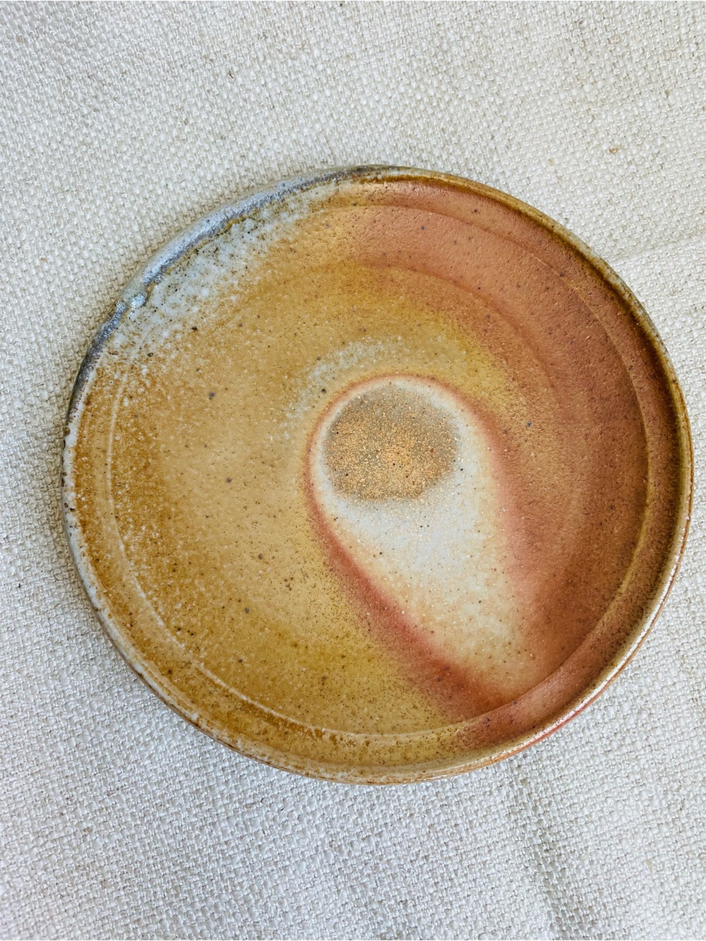 Art Studio Pottery Rustic Glazed Clay Snack Decor Plate Tray 8”